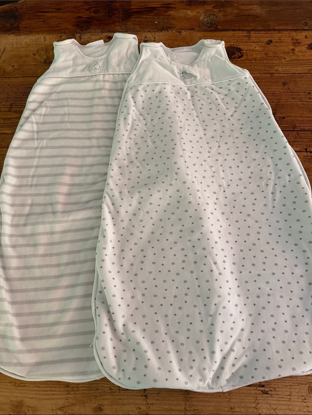 2-Pack The Little White Company London Baby Sleep Sacks
